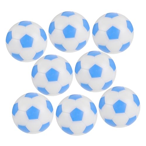 LIOOBO 8 Stück Teiliges Tischfußball Bälle Mini Kickerbälle aus Strapazierfähigem Kunststoff Farbecht Ersatzbälle für Tischkicker Spiele Geeignet für Standard Tischfußball Zubehör von LIOOBO