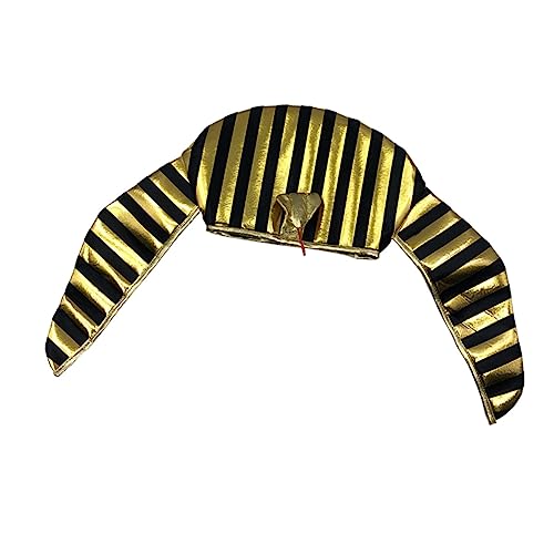 LIOOBO Ägyptischer Hut für Erwachsene Maskerade Party Pharaonenhut Strapazierfähigem Material Kostüm Zubehör für Halloween und Veranstaltungen LIOOBO Ägyptischer Hut für Erwachsene Maskerade Party Pharaonenhut Strapazierfähigem Material Kostüm Zubehör für Halloween und Veranstaltungen von LIOOBO