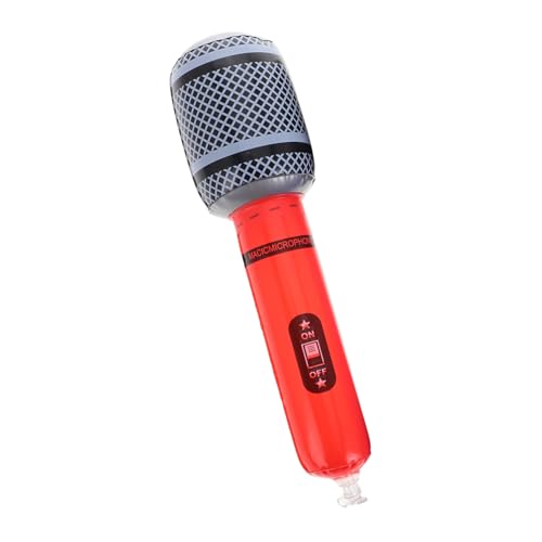 LIOOBO Aufblasbares Mikrofon Für – 80er 90er Rock Musik Partyzubehör - Ideales Für Kindergeburtstag - PVC Kabellos Perfekt Für Karaoke Und Spielspaß LIOOBO Aufblasbares Mikrofon Für – 80er 90er Rock Musik Partyzubehör - Ideales Für Kindergeburtstag - PVC Kabellos Perfekt Für Karaoke Und Spielspaß von LIOOBO