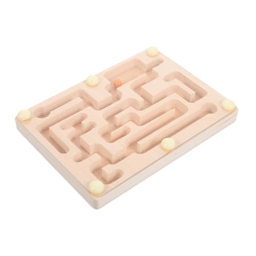 LIOOBO Balancierendes Holz Maze Pädagogisches Kugel Labyrinth für Konzentration und Geschicklichkeit für Besondere Anlässe LIOOBO Balancierendes Holz Maze Pädagogisches Kugel Labyrinth für Konzentration und Geschicklichkeit für Besondere Anlässe von LIOOBO