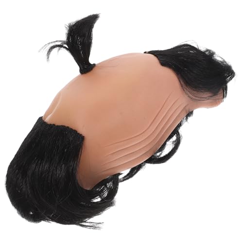 LIOOBO Glatze Krieger Haarteil Cosplay Perücke Lustige Ritter Glatze Perücke für Männer Rollenspiel Hochtemperaturfasermaterial LIOOBO Glatze Krieger Haarteil Cosplay Perücke Lustige Ritter Glatze Perücke für Männer Rollenspiel Hochtemperaturfasermaterial von LIOOBO
