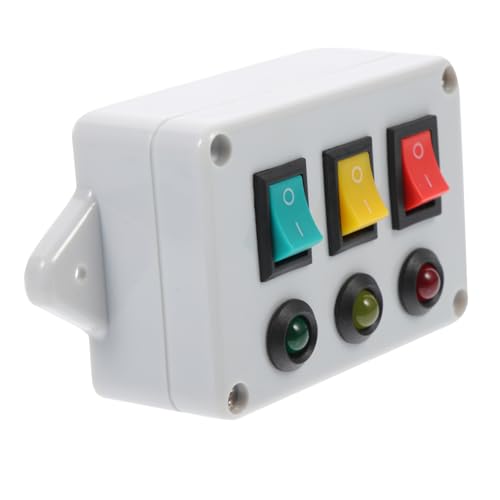 LIOOBO Beschäftigungsbrett für Kleinkinder mit Led-farblichtern Motorisches Lernspielzeug zur Farb Handkoordination Robustes Kunststoffspielzeug für Frühkindliche und Eltern-Junge von LIOOBO