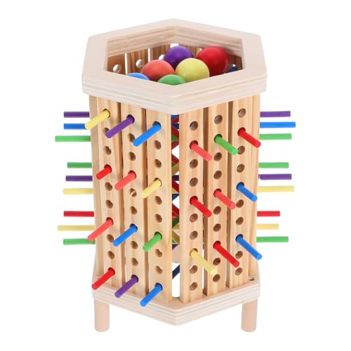 LIOOBO Bunte Holzstäbe Montessori-Spiel Pädagogisches Spielzeug Für Kleinkinder Sortieren Und Zählen Puzzle Gehirnentwicklungsaktivität Für Kinder von LIOOBO