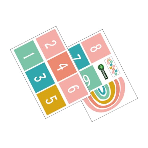 LIOOBO Bunte Selbstklebende Abnehmbare Zahlen Spielbodenaufkleber aus PVC Leicht zu Reinigen für Kindergarten und Kinderzimmer Kreative und Spieldeko Einfach Anzubringen LIOOBO Bunte Selbstklebende Abnehmbare Zahlen Spielbodenaufkleber aus PVC Leicht zu Reinigen für Kindergarten und Kinderzimmer Kreative und Spieldeko Einfach Anzubringen von LIOOBO