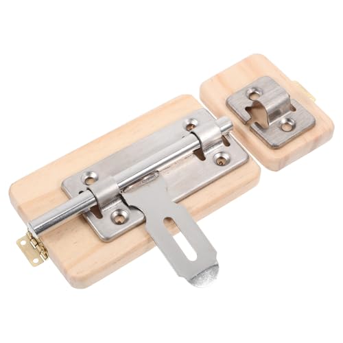 LIOOBO Busy Board DIY Zubehör Türschloss Holzspielzeug Feinmotorik Motorikspielzeug für Ab Jahren Montessori Sensorisches Lernspielzeug Sicher und Stabil von LIOOBO