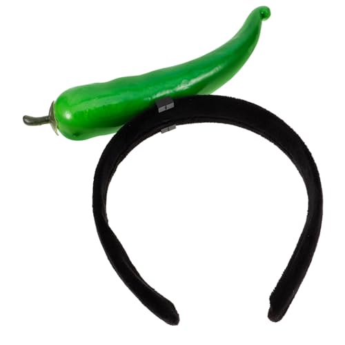 LIOOBO Chili Haarband Damen Lustiges Stirnband Haarreif Komfortabel Für Party Makeup Waschgesicht Accessoire LIOOBO Chili Haarband Damen Lustiges Stirnband Haarreif Komfortabel Für Party Makeup Waschgesicht Accessoire von LIOOBO