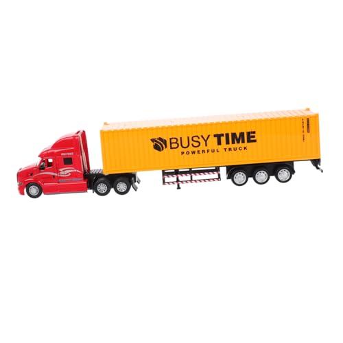 LIOOBO Container LKW mit Abnehmbarem Anhänger Detailgetreues Schwerlastmodell für Jungen und Mädchen Robustes Transportfahrzeug für Realistisches Spiel LIOOBO Container LKW mit Abnehmbarem Anhänger Detailgetreues Schwerlastmodell für Jungen und Mädchen Robustes Transportfahrzeug für Realistisches Spiel von LIOOBO