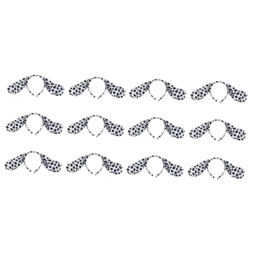 LIOOBO Dalmatiner Ohren Stirnband Set – 6 Stück Hundeohren Kopfbedeckung Für Cosplay Und Partys - Lustiges Haarband Mit Schwarz-weißen Tierohren Ideal Für Kostüme Und Aufführungen LIOOBO Dalmatiner Ohren Stirnband Set – 6 Stück Hundeohren Kopfbedeckung Für Cosplay Und Partys - Lustiges Haarband Mit Schwarz-weißen Tierohren Ideal Für Kostüme Und Aufführungen von LIOOBO