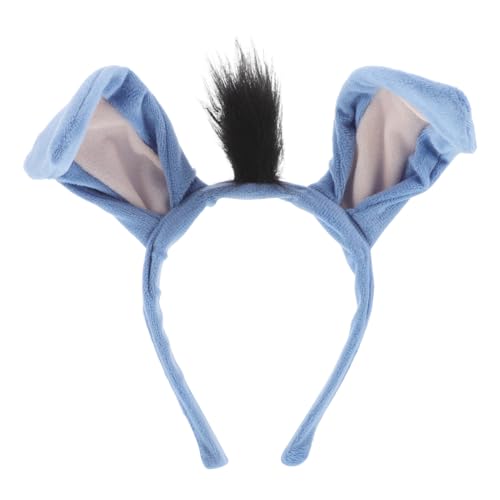 LIOOBO Donkey Ears Haarreif für Frauen Weiches Stirnband mit Tierohren für Cosplay Partys und Festliche Anlässe Elastisches und Bequemes Accessoire von LIOOBO