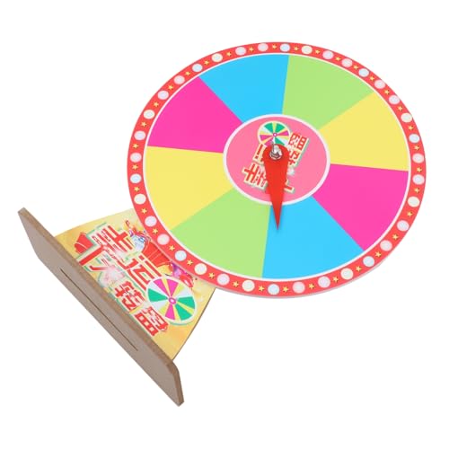 LIOOBO Drehbares Gewinnrad für Partys mit Fächern für Tombola Spiele und Veranstaltungen Robustes Partyspielzubehör für Erwachsene von LIOOBO