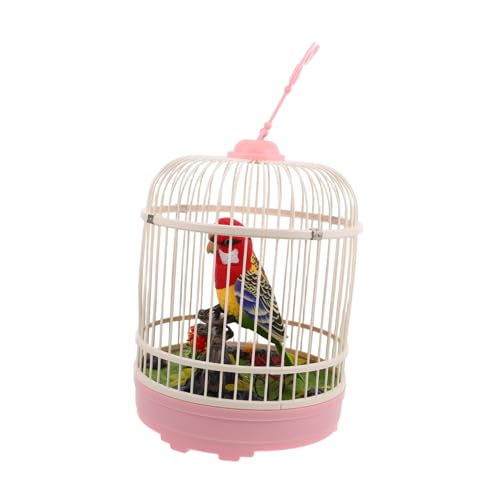 LIOOBO Einzigartiges, Durch Geräusche Aktiviertes Vogelkäfigspielzeug, Realistische Singende Vögel, Sprachsteuerung, Simulationsvogelmodelle, Lustiges Spielzeug Für Heimdekorationen LIOOBO Einzigartiges, Durch Geräusche Aktiviertes Vogelkäfigspielzeug, Realistische Singende Vögel, Sprachsteuerung, Simulationsvogelmodelle, Lustiges Spielzeug Für Heimdekorationen von LIOOBO