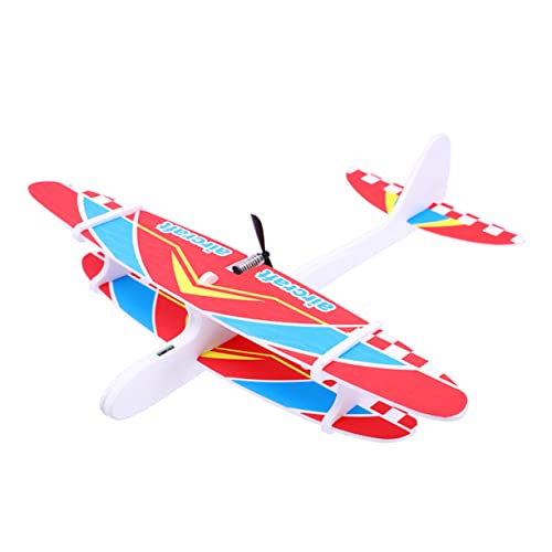 LIOOBO Elektrisches Handwurfflugzeug Kinder Spielzeug Flugzeug Wurfgleiter Outdoor Spielzeug Schwerkraftgleiter für Jungen und Mädchen von LIOOBO