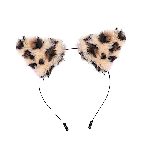 LIOOBO Entzückender Haarreif Mit Leopardenohren Für Damen – Stylisches Stirnband Für Partys - Kostüme Und Festivals – Perfektes Zubehör Für Einen Wilden Look LIOOBO Entzückender Haarreif Mit Leopardenohren Für Damen – Stylisches Stirnband Für Partys - Kostüme Und Festivals – Perfektes Zubehör Für Einen Wilden Look von LIOOBO