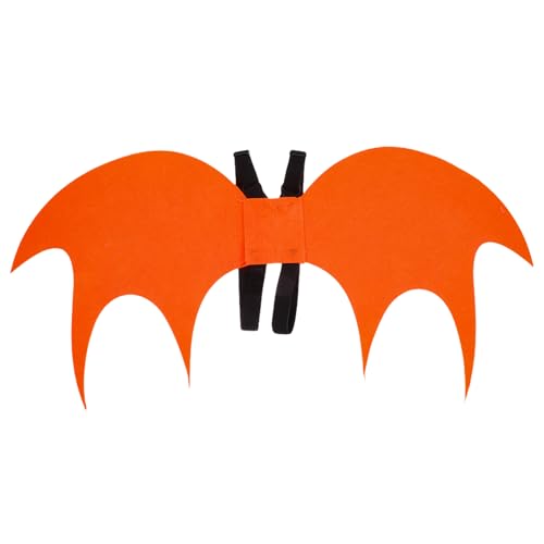 LIOOBO Fledermausflügel für Kleinkinder Halloween Kostümzubehör aus Leichtem Eva für Jahre Spaßige Requisiten für Partys und Rollenspiele Orangefarben Fördert Familieninteraktion und von LIOOBO