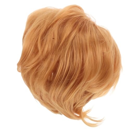LIOOBO Goldene Kurze Perücke Für Männer, Punk-Stil, Männliche Perücke Mit , Jungen-perücke Für Cosplay Und Halloween, Realistisches Und Maskulines Haarteil LIOOBO Goldene Kurze Perücke Für Männer, Punk-Stil, Männliche Perücke Mit , Jungen-perücke Für Cosplay Und Halloween, Realistisches Und Maskulines Haarteil von LIOOBO