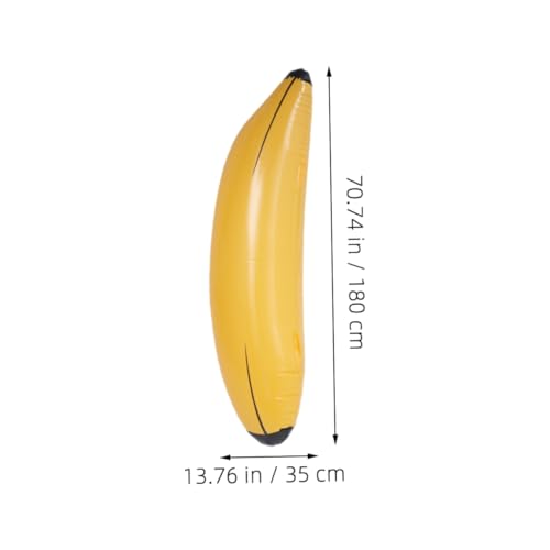 LIOOBO Große Aufblasbare Banane Poolspielzeug Leichtes Partydeko Schwimmhilfe für Strand Geburtstag LIOOBO Große Aufblasbare Banane Poolspielzeug Leichtes Partydeko Schwimmhilfe für Strand Geburtstag von LIOOBO