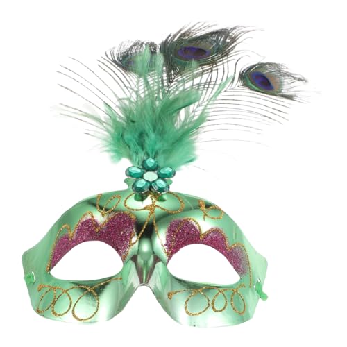 LIOOBO Halbf Gesichtsmaske für Frauen Venezianisch Inspirierte Karnevalsdekorationen für Halloween Cosplay Partys mit Auffälligem Design LIOOBO Halbf Gesichtsmaske für Frauen Venezianisch Inspirierte Karnevalsdekorationen für Halloween Cosplay Partys mit Auffälligem Design von LIOOBO