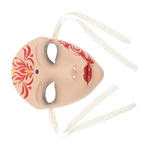 LIOOBO Handgemalte Asiatische Vollmaske für Frauen Maskerade Dekoration für Hanfu Kostüm Karneval Leicht Komfortabel für Halloween Veranstaltungen LIOOBO Handgemalte Asiatische Vollmaske für Frauen Maskerade Dekoration für Hanfu Kostüm Karneval Leicht Komfortabel für Halloween Veranstaltungen von LIOOBO