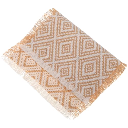 LIOOBO Handgewebter Mini Teppich für Puppenhaus Dekoration Lebensechtes Design Bodenmatte für Miniaturumgebungen Bringt Kulturelle Ihre Sammlung LIOOBO Handgewebter Mini Teppich für Puppenhaus Dekoration Lebensechtes Design Bodenmatte für Miniaturumgebungen Bringt Kulturelle Ihre Sammlung von LIOOBO