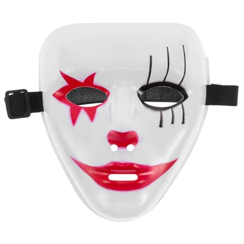 LIOOBO Hip Hop Tanzmaske Für Halloween Farbenfrohe Cosplay Vollgesichtsmaske Verstellbar Und Leicht Für Kostümpartys Und Maskeraden Kreative Und Einzigartige Designs LIOOBO Hip Hop Tanzmaske Für Halloween Farbenfrohe Cosplay Vollgesichtsmaske Verstellbar Und Leicht Für Kostümpartys Und Maskeraden Kreative Und Einzigartige Designs von LIOOBO