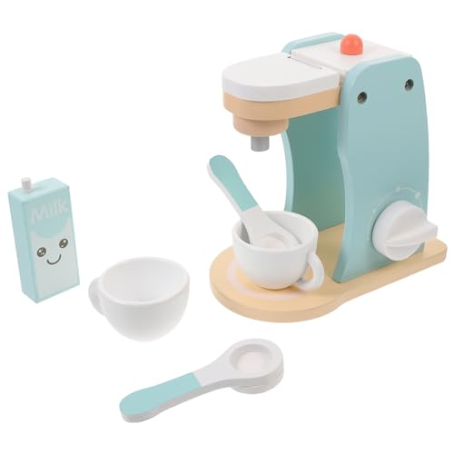 LIOOBO Holz Kaffeemaschinen Spielset für Kleinkinder Sicheres Langlebiges Holzspielzeug Fördert Fantasie und Lernfähigkeit für Geburtstag und Alltag LIOOBO Holz Kaffeemaschinen Spielset für Kleinkinder Sicheres Langlebiges Holzspielzeug Fördert Fantasie und Lernfähigkeit für Geburtstag und Alltag von LIOOBO