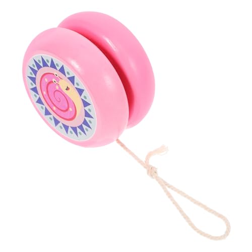 LIOOBO Holz Yo Yo für Kleinkinder Cartoon Schnecken Design für Hand Augen Koordination und Fingerfertigkeit Langlebig und Sicher Perfektes für Junge Mädchen von LIOOBO