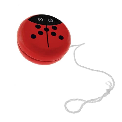 LIOOBO Holz Yo Yo für Robustes Sicheres Lernspielzeug aus Holz für Jungen und Mädchen für Spielerische Entwicklung und von LIOOBO