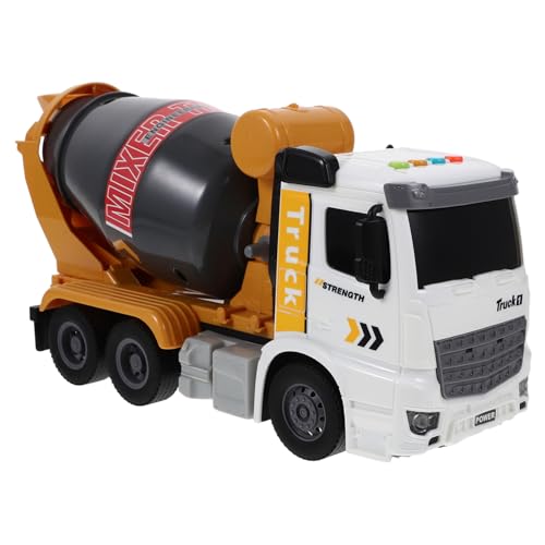 LIOOBO Ingenieurspielzeug Mixer LKW mit Licht und Musik Pull Back Fahrzeug für Lernen für Jahre Alte Jungen von LIOOBO