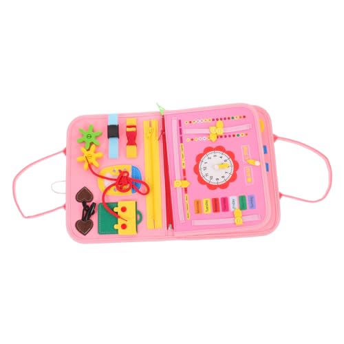 LIOOBO Kindgerechtes Lernspielzeug Busy Board aus Weichem Filz und Kunststoff Fördert Fingerfertigkeit und Selbstständigkeit für Kleinkinder und Vorschulkinder Pädagogisches LIOOBO Kindgerechtes Lernspielzeug Busy Board aus Weichem Filz und Kunststoff Fördert Fingerfertigkeit und Selbstständigkeit für Kleinkinder und Vorschulkinder Pädagogisches von LIOOBO
