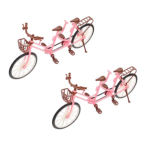 LIOOBO Kleiner Fahrradspielzeug für Kinder – 2-Sitzer Modell Abs Tischdekoration für Kreative Spielideen Fördert Vorstellungskraft und Hand Augen Koordination für Puppenhaus LIOOBO Kleiner Fahrradspielzeug für Kinder – 2-Sitzer Modell Abs Tischdekoration für Kreative Spielideen Fördert Vorstellungskraft und Hand Augen Koordination für Puppenhaus von LIOOBO