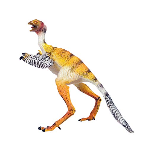 LIOOBO Künstliche Dinosaurier Modell Kunststoff Meerestier Sinosauropteryx Figur Mikro Landschaft Simulation Dinosaurier Handwerk Ornament für Home Office Dekor von LIOOBO