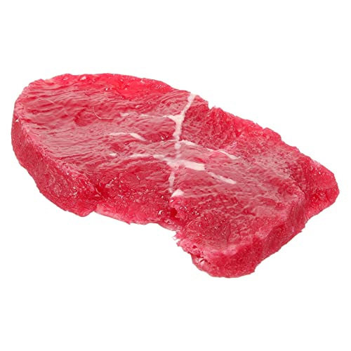 LIOOBO Künstliches Steak Deko Element Realistisches Steakmodell für Restaurant Küche und Zuhause Leicht für Kreative Gestaltung und Geschenkideen von LIOOBO