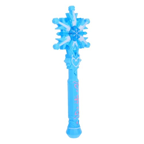 LIOOBO Leuchtender Schneeflocken zauberstab mit Drehendem Licht Glitzernder Feenstab für Robustes Halloween Stocking Stuffer für Weihnachts Party Cosplay von LIOOBO