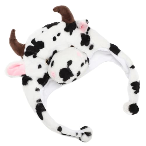 LIOOBO Lustiger Plüsch Tierhut Für Und Erwachsene – Bewegliche Kuhohren - Ideal Für Kostümpartys - Fasching Oder Karneval – Einheitsgröße Kuschelig Und Auffällig LIOOBO Lustiger Plüsch Tierhut Für Und Erwachsene – Bewegliche Kuhohren - Ideal Für Kostümpartys - Fasching Oder Karneval – Einheitsgröße Kuschelig Und Auffällig von LIOOBO