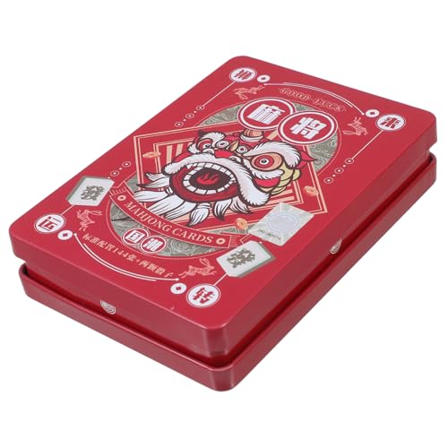 LIOOBO Mahjong Papierkarten Breitformatig Leicht und Robust für Reisen und Partys Chinesisches Kartenspiel mit Stabilem Material und Praktischer Handhabung LIOOBO Mahjong Papierkarten Breitformatig Leicht und Robust für Reisen und Partys Chinesisches Kartenspiel mit Stabilem Material und Praktischer Handhabung von LIOOBO