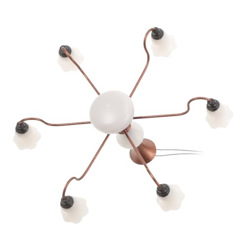 LIOOBO Mini Deckenlampe für Puppenhaus Realistische Dekorationsleuchte Warmlicht für DIY Mikroszenen Vielseitig Einsetzbar Wohnzimmer Schlafzimmer und Esszimmer LIOOBO Mini Deckenlampe für Puppenhaus Realistische Dekorationsleuchte Warmlicht für DIY Mikroszenen Vielseitig Einsetzbar Wohnzimmer Schlafzimmer und Esszimmer von LIOOBO