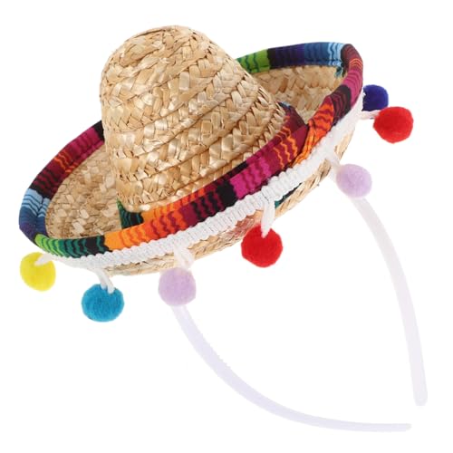 LIOOBO Mini Mexikanischer Sombrero für Leichte Partyhüte für Karneval Cinco De Mayo Geburtstagsfeiern und Mexikanische Themen Events Bequeme Hüte für Unbeschwerten Spaß LIOOBO Mini Mexikanischer Sombrero für Leichte Partyhüte für Karneval Cinco De Mayo Geburtstagsfeiern und Mexikanische Themen Events Bequeme Hüte für Unbeschwerten Spaß von LIOOBO