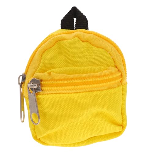 LIOOBO Miniatur Puppenrucksack aus Polyester Bjd Puppendekoration Gelb für Kreative Spielideen und Puppenliebhaber Robust und für Miniatur und Puppenhaus Dekorationen LIOOBO Miniatur Puppenrucksack aus Polyester Bjd Puppendekoration Gelb für Kreative Spielideen und Puppenliebhaber Robust und für Miniatur und Puppenhaus Dekorationen von LIOOBO