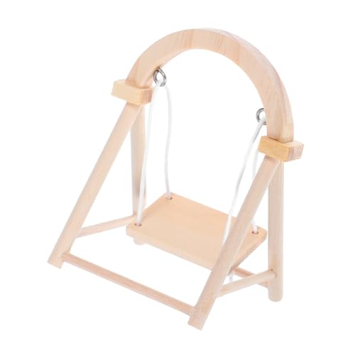 LIOOBO Miniatur Swing Modell aus Holz für Puppenhaus Dekorative Möbel Fotorequisiten Kreative Miniatur Gartenaccessoires für Heimdekoration und Sammler LIOOBO Miniatur Swing Modell aus Holz für Puppenhaus Dekorative Möbel Fotorequisiten Kreative Miniatur Gartenaccessoires für Heimdekoration und Sammler von LIOOBO