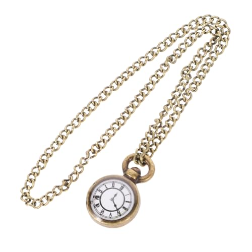 LIOOBO Miniatur Taschenuhr für Puppenhaus Deko mit Kette aus Legierung als Accessoire für Kreative Miniaturgestaltung und Puppenhaus Dekoration LIOOBO Miniatur Taschenuhr für Puppenhaus Deko mit Kette aus Legierung als Accessoire für Kreative Miniaturgestaltung und Puppenhaus Dekoration von LIOOBO