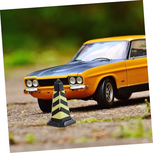 LIOOBO Miniatur Verkehrszeichen Spielset Straßenblockade Modell aus Robustem Material Detailgetreu für Sandtisch DIY und Klassenzimmer Fördert Verkehrssicherheit und Kreatives von LIOOBO