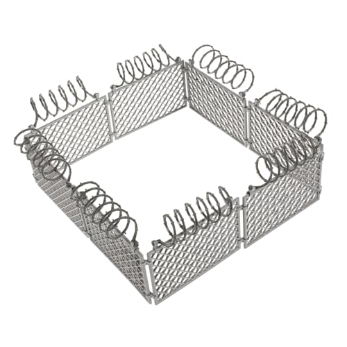 LIOOBO Miniatur-zaunelemente Flexibler Kunststoff-schutzzaun für DIY Gefängnis Farm-szenen Realistisches Vielseitig Kombinierbar Dekorativ und Funktional von LIOOBO