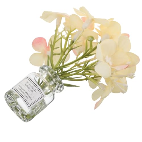 LIOOBO Miniaturiertes Zubehör für Puppenhäuser mit Kunstblumen Dekorative Vase für Tischcenterpieces Garten und Dashboard LIOOBO Miniaturiertes Zubehör für Puppenhäuser mit Kunstblumen Dekorative Vase für Tischcenterpieces Garten und Dashboard von LIOOBO