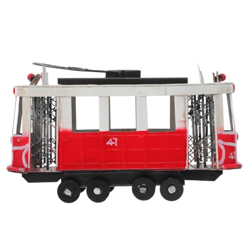 LIOOBO -Modell: Altmodisches Britisches Busspielzeug, Retro-eisenauto, Sammlerfahrzeug, LKW-Figur Für Schreibtisch, Regal, Büro, Display, Party-Dekoration LIOOBO -Modell: Altmodisches Britisches Busspielzeug, Retro-eisenauto, Sammlerfahrzeug, LKW-Figur Für Schreibtisch, Regal, Büro, Display, Party-Dekoration von LIOOBO