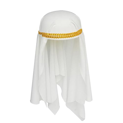 LIOOBO Motorhaube für Herren, Mützen, Halloween, Party-Dekorationen, Ornamente, Anzüge, arabische Mütze, Kostüm-Zubehör, Naher Osten, Mann-Set von LIOOBO