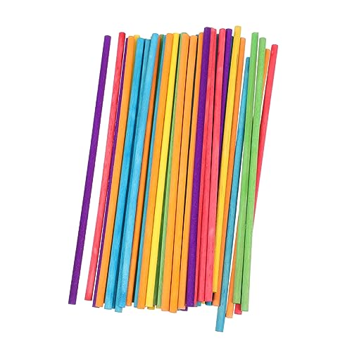 LIOOBO Musikstäbe für Kinder 100 Stück aus Holz Schalldicht für Rhythmische Früherziehung und Musikinstrumente von LIOOBO