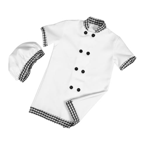 LIOOBO Outfit mit Kochmütze Schürze für Rollenspiel Halloween Bühnenaufführungen Bequeme Materialien Standardisierte Leicht zu Reinigen Pflegen LIOOBO Outfit mit Kochmütze Schürze für Rollenspiel Halloween Bühnenaufführungen Bequeme Materialien Standardisierte Leicht zu Reinigen Pflegen von LIOOBO