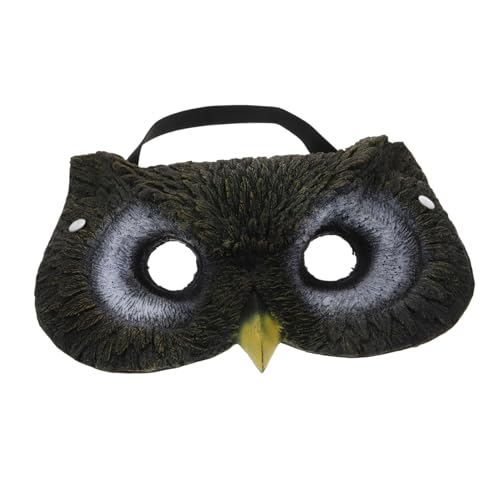 LIOOBO Owl Mask for Halloween Cosplay Realistic Animal-themed Masquerade Mask for Women Soft and Comfortable Costume Accessory and Themed Events LIOOBO Owl Mask for Halloween Cosplay Realistic Animal-themed Masquerade Mask for Women Soft and Comfortable Costume Accessory and Themed Events von LIOOBO