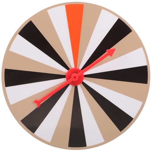 LIOOBO Party Spielrad DIY Drehbar Leicht Rot Wandspiel Drehscheibe Vielseitig für Karneval Bingo Party Supplies Lernspielzeug von LIOOBO