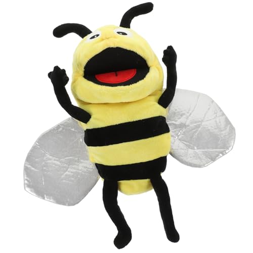 LIOOBO Plüsch Cartoon Biene Handpuppe Interaktives für Rollenspiele Geeignet für Zuhause Kindergarten und Lernzentren Fördert Kreativität und Aktives Spiel LIOOBO Plüsch Cartoon Biene Handpuppe Interaktives für Rollenspiele Geeignet für Zuhause Kindergarten und Lernzentren Fördert Kreativität und Aktives Spiel von LIOOBO